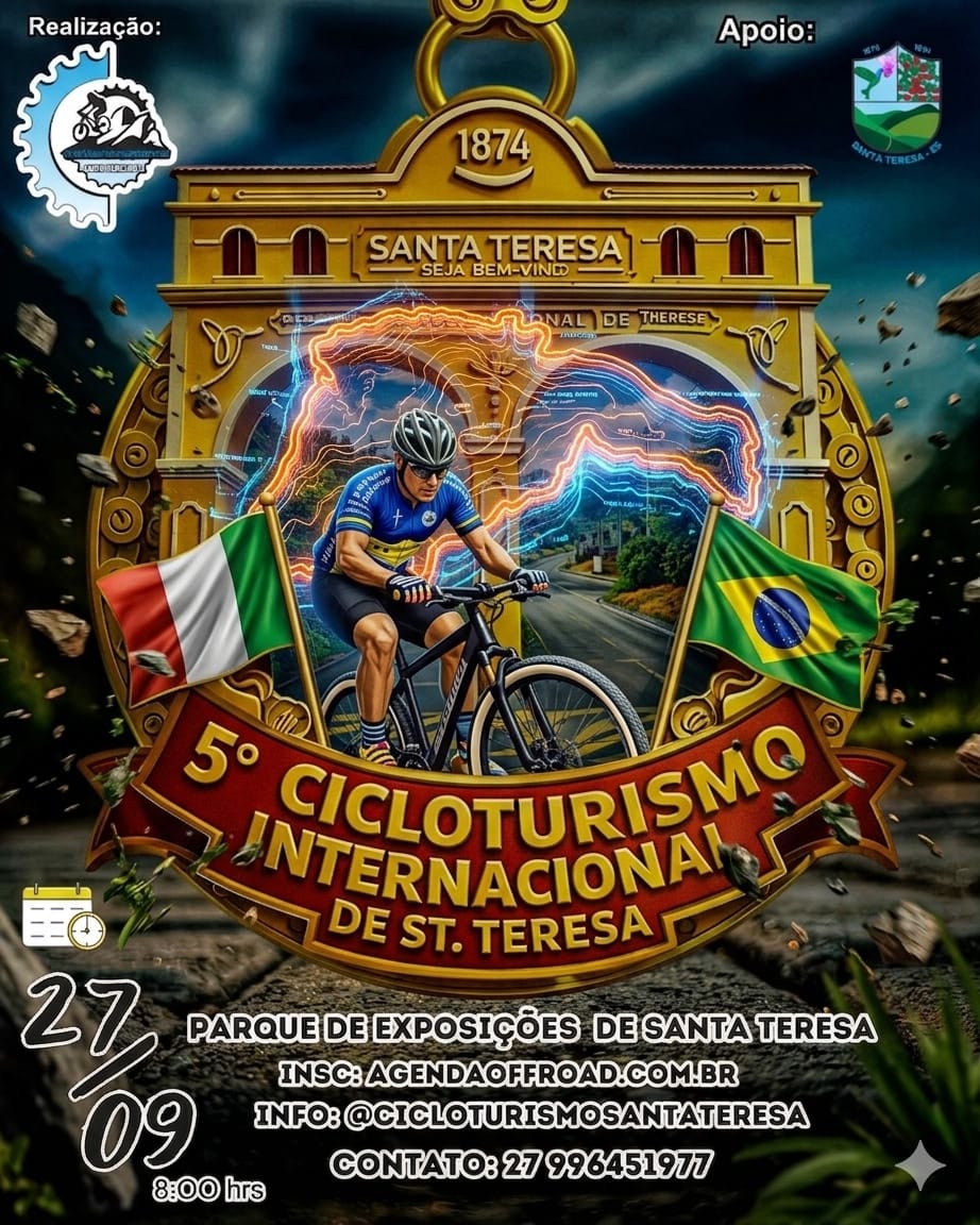 Banner 5º Cicloturismo Internacional de Santa Teresa